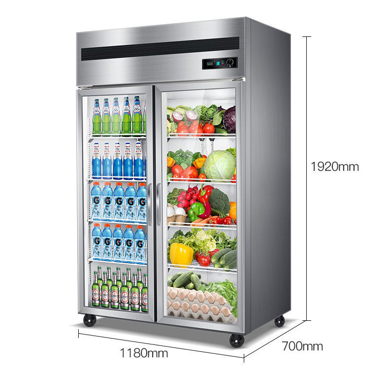 雙門全玻（bō）璃